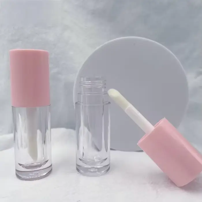 Emballage de brillant à lèvres, Tube vide de brillant à lèvres avec boîte en papier, Tubes d'huile à